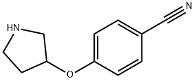 4-(Pyrrolidin-3-yloxy)-benzonitrile Structure