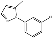 1-(3-chlorophenyl)-5-Methyl-1H-pyrazole Structure