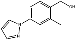 BenzeneMethanol, 2-Methyl-4-(1H-pyrazol-1-yl)- Structure