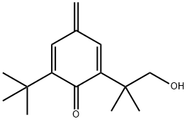 6-tert-부틸-2-(히드록시-tert-부틸)-4-메틸렌-2,5-시클로헤단디에논 구조식 이미지