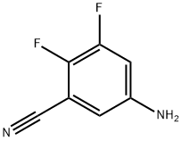 Benzonitrile, 5-aMino-2,3-difluoro- 구조식 이미지