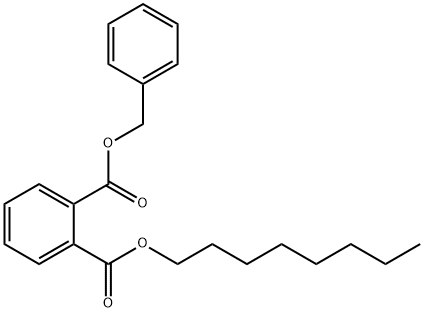 benzyl octyl phthalate 구조식 이미지