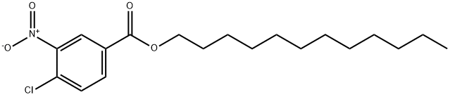 Dodecyl 4-chloro-3-nitrobenzoate 구조식 이미지