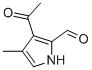 1H-Pyrrole-2-carboxaldehyde, 3-acetyl-4-methyl- (9CI) Structure