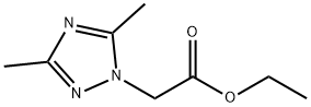 (3,5-Dimethyl-[1,2,4]triazol-1-yl)-acetic acid ethyl ester Structure