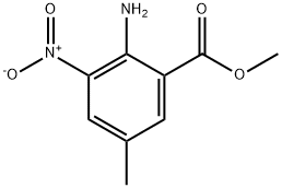 methyl 2-amino-5-methyl-3-nitrobenzoate 구조식 이미지