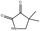 2,3-Pyrrolidinedione, 4,4-diMethyl- Structure