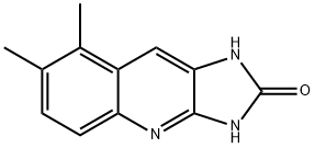 1,3-dihydro-7,8-dimethyl-2H-imidazo(4,5-b)quinolin-2-one Structure