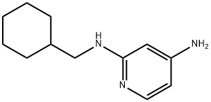 N2-(cyclohexylmethyl)pyridine-2,4-diamine Structure