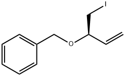 (S)-2-O-벤질-1-요오도-3-부텐 구조식 이미지