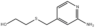 2-{[(2-aMinopyridin-4-yl)Methyl] sulfanyl}ethanol Structure