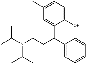 2-[3-[Bis(1-methylethyl)amino]-1-phenylpropyl]-4-methylphenol 구조식 이미지