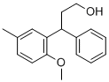 3-(2-Methoxy-5-methylphenyl)-3-phenyl propanol 구조식 이미지
