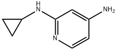 N2-cyclopropylpyridine-2,4-diamine Structure