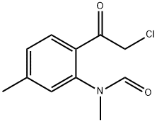 포름아미드,N-[2-(클로로아세틸)-5-메틸페닐]-N-메틸-(9CI) 구조식 이미지