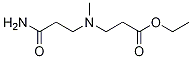 에틸3-((3-아미노-3-옥소프로필)(메틸)아미노)프로파노에이트 구조식 이미지