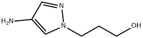 3-(4-aMino-1H-pyrazol-1-yl)propan-1-ol hydrochloride Structure