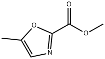 2-Oxazolecarboxylic acid, 5-methyl-， methyl ester 구조식 이미지