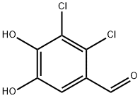 Benzaldehyde, 2,3-dichloro-4,5-dihydroxy- (9CI) Structure