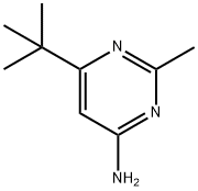 6-tert-Butyl-2-methyl-pyrimidin-4-ylamine Structure