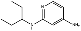 N2-(펜탄-3-일)피리딘-2,4-디아민 구조식 이미지