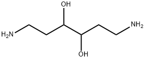 1,6-diamino-3,4-dihydroxyhexane Structure