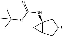 Cis-(3-Aza-Bicyclo[3.1.0]Hex-1-Yl)-Carbamic Acid Tert-Butyl Ester 구조식 이미지