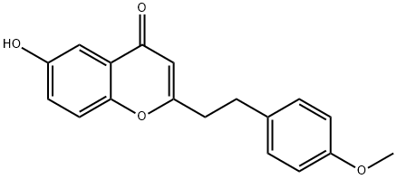 6-hydroxy-2-(2-(4'-methoxyphenyl)ethyl)chromone Structure