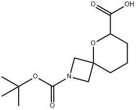 5-Oxa-2-Aza-Spiro[3.5]Nonane-2,6-Dicarboxylic Acid 2-Tert-Butyl Ester Structure