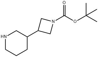 tert-부틸3-(피페리딘-3-일)-아제티딘-1-카르복실레이트 구조식 이미지