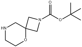 tert-Butyl 5-oxa-2,8-diazaspiro[3.5]nonane-2-carboxylate Structure