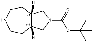 cis-2-Boc-octahydro-pyrrolo[3,4-d]azepine Structure