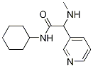 N-Cyclohexyl-2-(methylamino)-2-(pyridin-3-yl)acetamide Structure