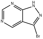 3-bromo-1H-pyrazolo[3,4-d]pyrimidine Structure