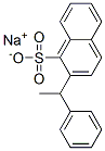 나프탈렌술폰산,(1-페닐에틸)-,나트륨염 구조식 이미지