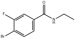4-BroMo-N-ethyl-3-fluorobenzaMide Structure