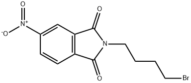 2-(4-BROMOBUTYL)-5-NITRO-1H-ISOINDOLE-1,3(2H)-DIONE Structure