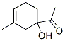 Ethanone, 1-(1-hydroxy-3-methyl-3-cyclohexen-1-yl)- (9CI) 구조식 이미지