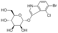 5-BROMO-4-CHLORO-3-INDOLYL ALPHA-D-MANNOPYRANOSIDE 구조식 이미지