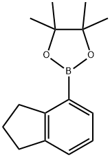2-(2,3-dihydro-1H-inden-4-yl)-4,4,5,5-tetraMethyl-1,3,2-dioxaborolane 구조식 이미지
