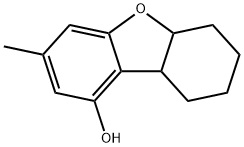 1-Dibenzofuranol, 5a,6,7,8,9,9a-hexahydro-3-Methyl- Structure