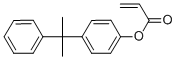 4-CUMYLPHENYL ACRYLATE Structure