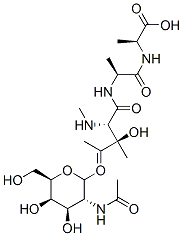 3-O-(2-acetamido-2-deoxygalactopyranosyl)-acetyl-threonyl-alanyl-alanine methyl ester Structure