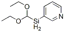 피리딘,3-(디에톡시메틸실릴)-(9CI) 구조식 이미지