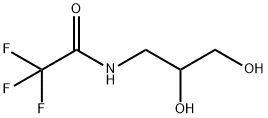 N-(2,3-Dihydroxypropyl)-2,2,2-trifluoroacetamide 구조식 이미지
