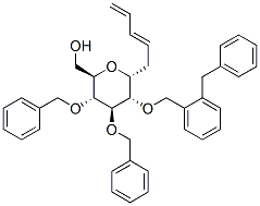 5-(tetra-O-benzyl-alpha-glucopyranosyl)-1,3-pentadiene Structure