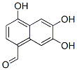 1-나프탈렌카복스알데히드,4,6,7-트리하이드록시-(9CI) 구조식 이미지