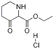 에틸3-옥소피페리딘-2-카르복실레이트HCl 구조식 이미지