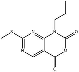 7-(methylthio)-1-propyl-1H-pyrimido[4,5-d][1,3]oxazine-2,4-dione Structure