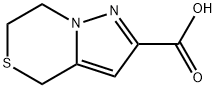 6,7-dihydro-4H-pyrazolo[5,1-c][1,4]thiazine-2-carboxylic acid Structure